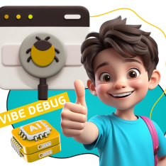 Тестирование & Vibe Debug. Охотники за багами - КИБЕРшкола программирования для детей, компьютерные курсы для школьников, начинающих и подростков - KIBERone г. Красноармейск