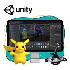 Мир игр на Unity 2D на популярном движке + AI-помощники - КИБЕРшкола программирования для детей, компьютерные курсы для школьников, начинающих и подростков - KIBERone г. Красноармейск